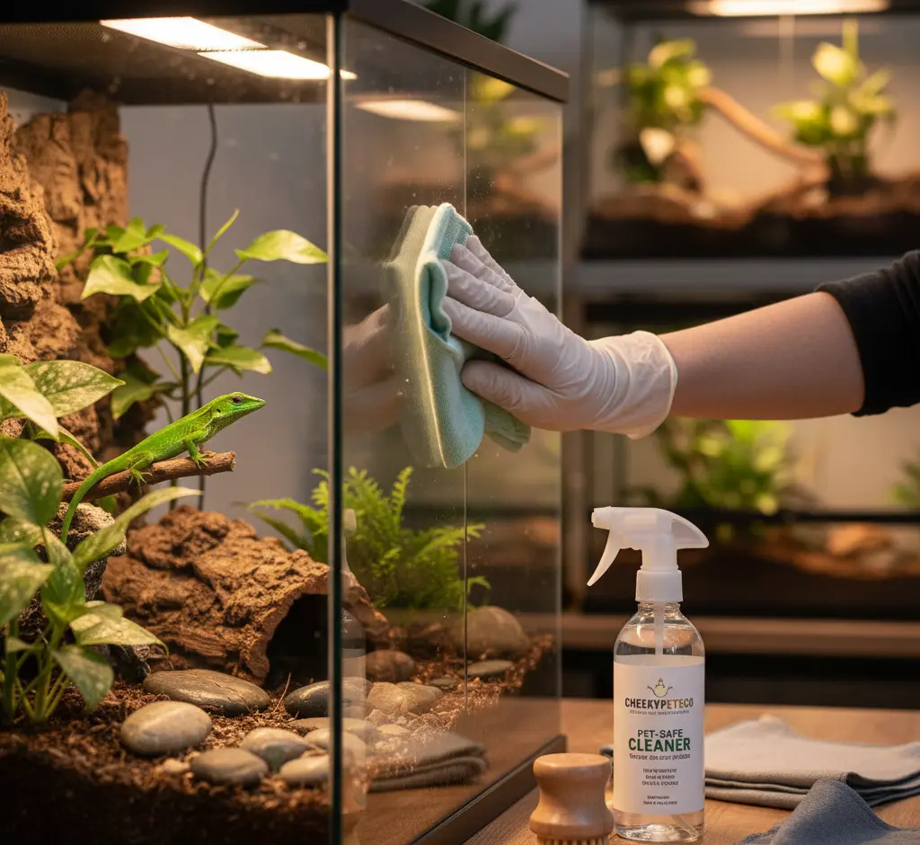 How to Disinfect Exotic Pet Gear Without Harming the Animal