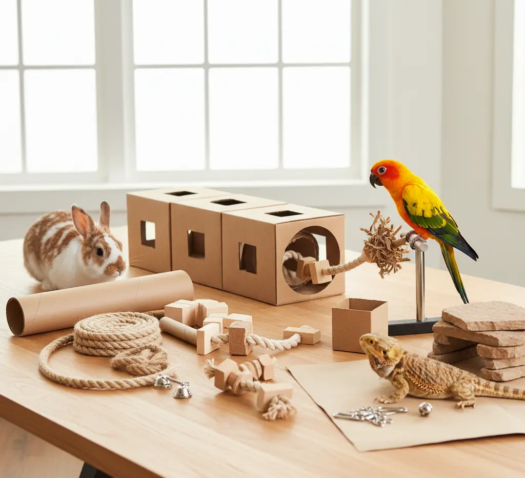 DIY Exotic Pet Toys Safe Ideas You Can Build at Home