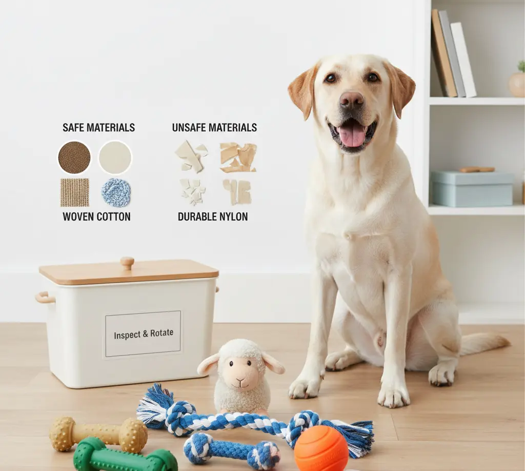 How to Choose Safe Dog Toys Materials Sizes and Warning Signs